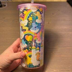 *cracked* Care Bears travel tumbler​